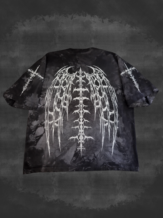 DECAY GRAY TIE DYE OVERSIZED HEAVYWEIGHT T-SHIRT