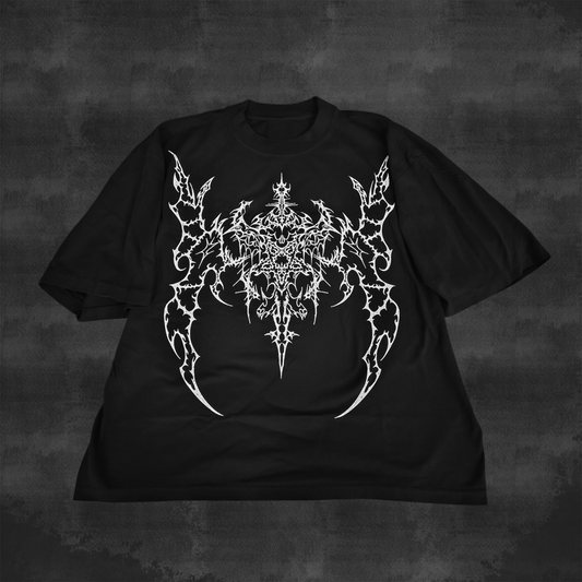 CHAOS OVERSIZED BLACK T-SHIRT